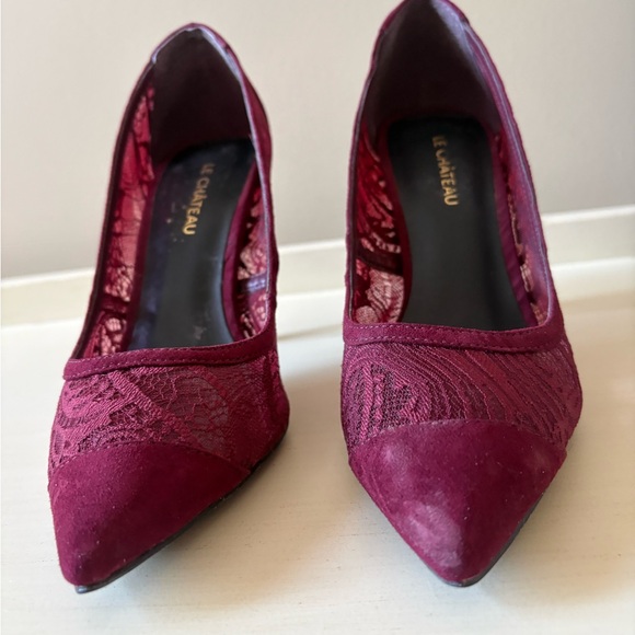 Le Chateau Burgundy Shoes - Picture 8 of 8